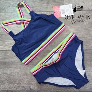 Kanu Surf Crop Bikini Swimsuit Size 14